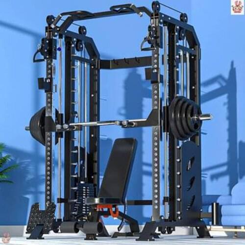 Commercial Smith machine dragon frame fitness comprehensive training equipment multifunctional bird bench press squat rack