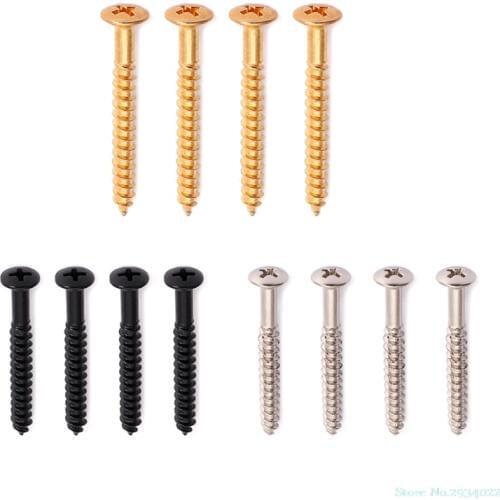 New Neck Plate Mounting Screws For Bolt-On Neck Strat Guitar Parts Accessory Drop Ship