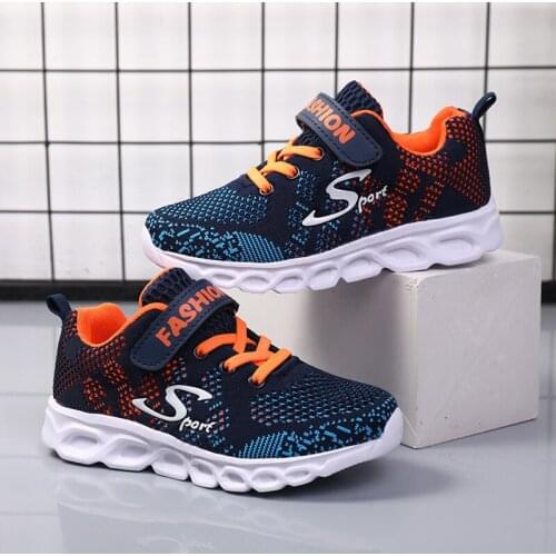 Sneakers For Boys Summer 2021 Children Beathable Casual Fashion Sports Shoes Boys Comfortable Mesh Running Shoes Kids Zapatillas