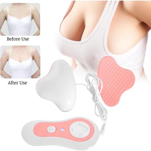 50% Hot Sale Smart Waterproof Electric Plus Therapy Breast Enhancer Shaper Chest Massager