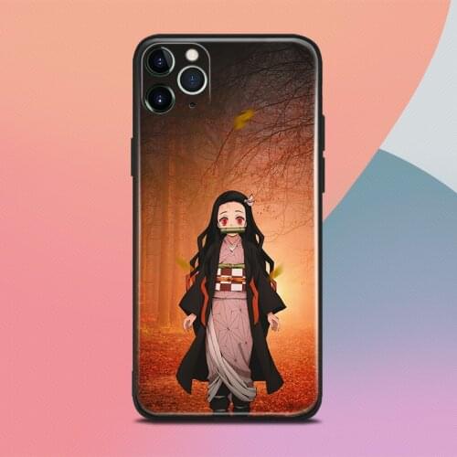 Nezuko Demon Slayer Kimetsu no Yaiba anime For iPhone se 6 6s 7 8 plus x xr xs 11 pro max soft silicone phone case cover shell