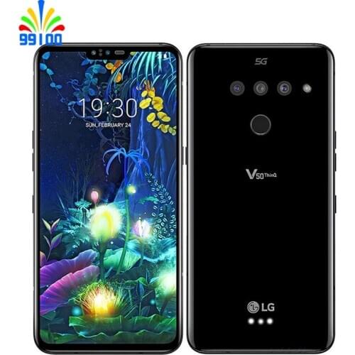 Refurbished Original Unlocked LG V50 ThinQ KR-Version 6.4" 6GB+128GB Qualcomm855 Triple Rear Camera 1Screen (NO Polish/Hebrew)