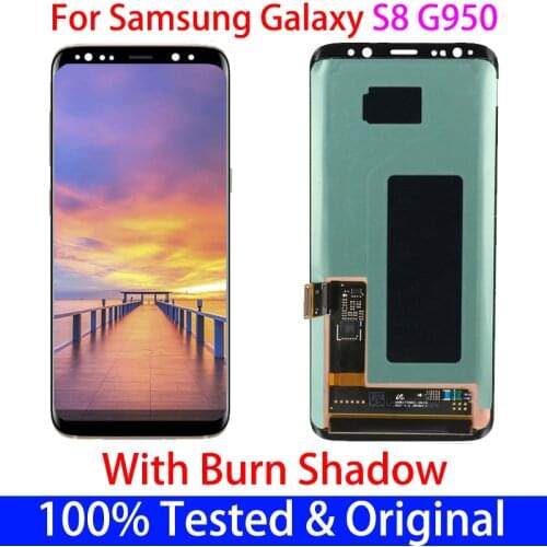 100% Original Amoled 5.8 Inch LCD for SAMSUNG Galaxy S8 G950 SM-G950F G950FD LCD Display With Touch Screen Digitizer Assembly
