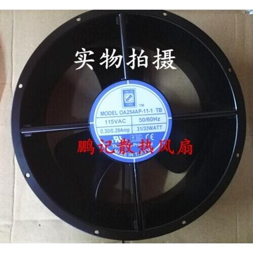 ORION OA254AP-11-1TB Server Cooling Fan AC 115V 0.30/0.29Amp 254x254x89mm 2-wire