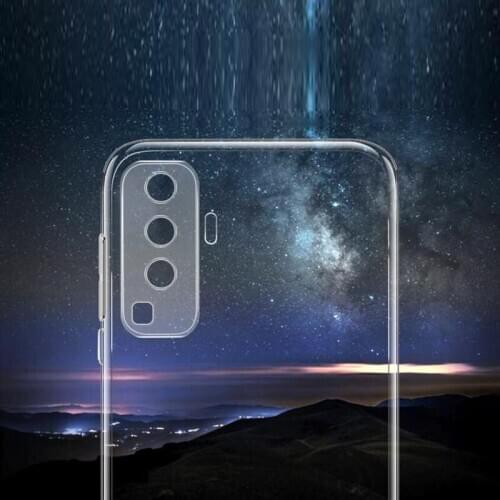 For Xiaomi Redmi 9T Transparent Case 9 T Soft Clear Red TPU Matte Plain Shockproof Man Woman kids Silicone Coque Back Cover Case