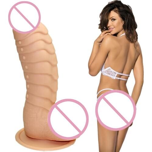 Real Huge Cock With Suction Cup Silicone Dinosaur Scales Dildo Orgasm Massage Strapon Big Dick G-spot Stimuate Sex Toys