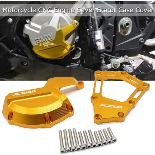 S1000RR S 1000 R RR XR Motorcycle CNC Engine Saver Stator Case Cover Crash Protector Guard for BMW S1000RR HP4 S1000R S1000XR