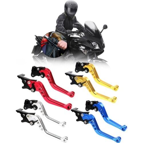Universal Fit for Motorbike Modification 1 Pair Alloy Motorcycle Brake Handle CNC Motorcycle Clutch Drum Brake Lever Handle