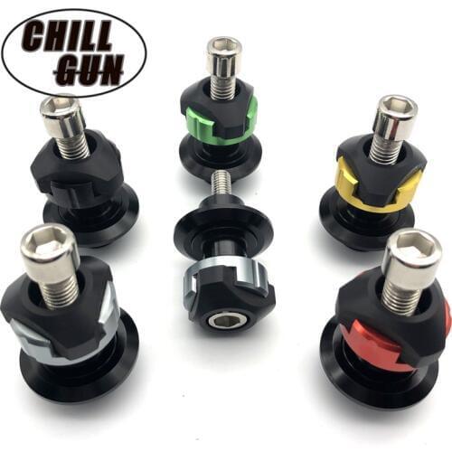 Motorcycle Universal CNC Stands Screws Swingarm Spools Slider Fits For YAMAHA YZF R25/R3 YZF-R25 YZF-R3 MT-25 MT-03 6mm 8mm 10m