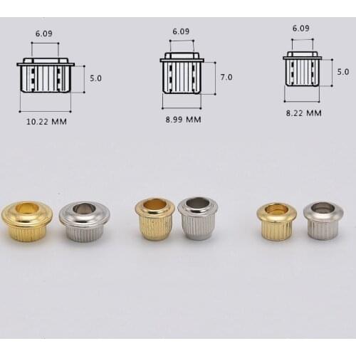 1 Set ( 6 Pieces ) Metal Vintage Guitar Machine Heads Tuners Nuts/ Bushings/Ferrules Guitar Accessories