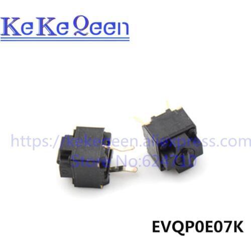 10pcs/lot New and Original mouse square micro switch button EVQP0E07K IE4.0 Micro Switch Microsoft black spots