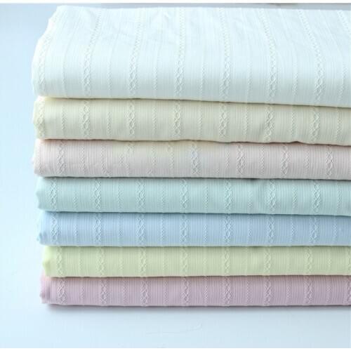 YOMDID Cotton Jacquard Fabric DIY Sewing Fabric Garments Skirt Pajamas Blanket Handcraft Fabric Cotton Sewing Material Pastoral