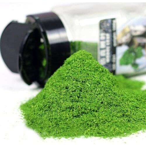 Long Leaf Simulation Leaf Model Tree Powder Bottled/Bagged DIY Scene Making Materials Green Plant Garden Decorative