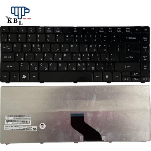 New For Acer Aspire 3810T 3820T 4750 Hebrew Language Black Laptop Keyboard NSK-AM10H