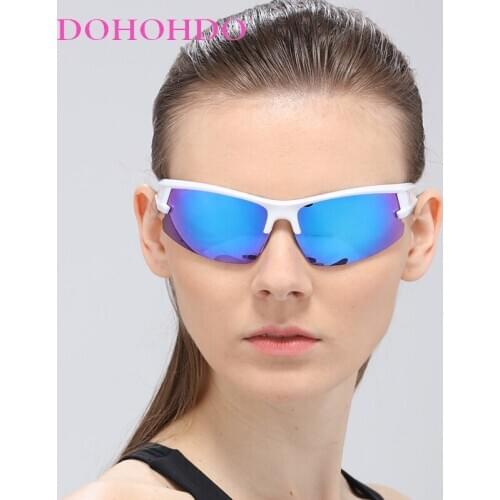 DOHOHDO Classic Polarized Sunglasses Women Brand Designer Semi-Rimless Sun Glasses Lady Sport Driving Goggle Gafas De Sol UV400