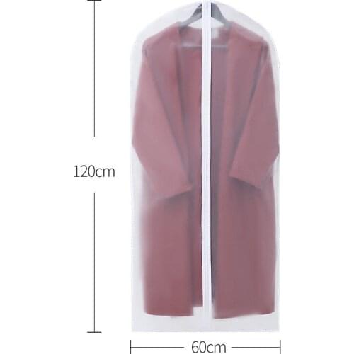 Hanging Clothes Dust Cover Coat Bag Suit Dress Women Summer Wardrobe Cover Transparent Wedding Dress Bag Jurk Home Decor Ec50fc