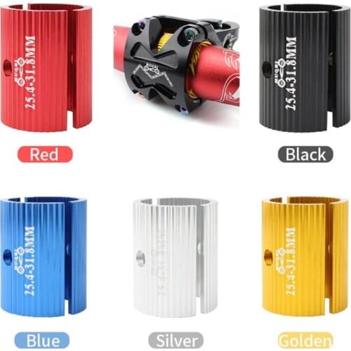 Bicycle 25.4-31.8mm Handlebar Shim Bike Stem Pad Conversion Sheet Installation Aperture MTB Road Bike Fixed Gear Cycling