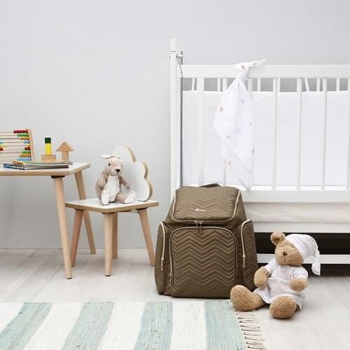 Mother Baby Care Backpack Coffee Latte