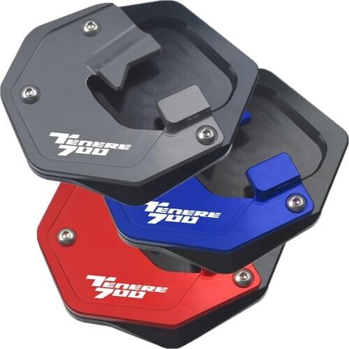 Tenere 700 Motorcycle Side Stand Pad Plate Kickstand Shoes Enlarger Support Extension For YAMAHA TENERE 700 Tenere700 2019 2020