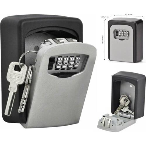 Master Lock Key Safe Box Outdoor Wall Mount Combination Password Lock Hidden Keys Storage Box Security Safes For Home Office