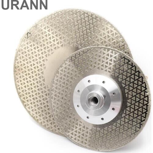 1pcs Electroplated diamond cutting grinding disc M14 flange Diameter 100mm~230mm saw blade for granite marble ceramic