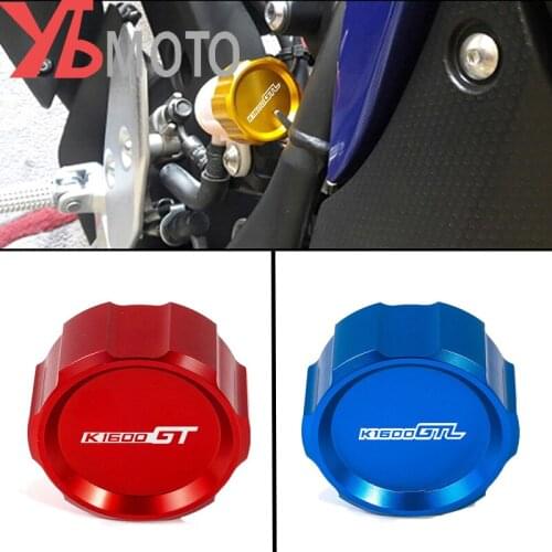 Motorcycle CNC Aluminum Accessories Cylinder Reservoir Cover Cap for BMW K1600 GTL K1600 Grand America K1600GT 2017 2018
