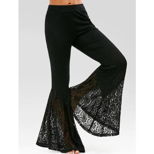 Женские брюки клеш AOMEI China At AliExpress