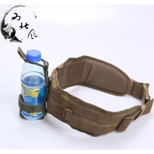 Free shipping - Outdoor Molle Water Bottle Pouch Hunting Minimalism Accessories Nylon Molle Carrier Canteen Holde Waist Bag