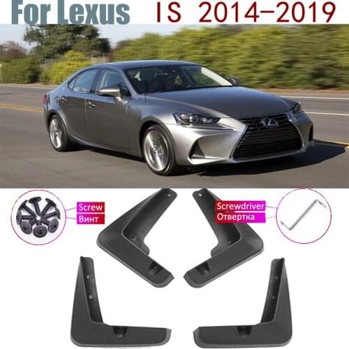 Fender Mud Flaps Guard Splash Flap Mudguard Accessories Mudflap For Lexus IS IS200T IS250 IS350 IS300 IS300H XE30 2019~2014 2015