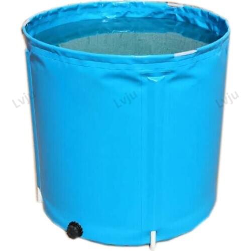 Lvju Household Foldable Bucket Rainwater Collector, Portable Storage Bucket For Car Wash, Temporary Fish Pond
