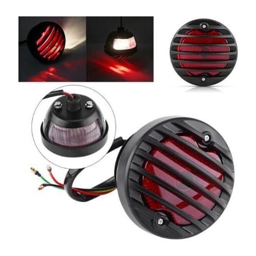 Black Side Mount Tail Light Brake motorcycle Bracket Taillight For Harley 833 TCruiser Bobber Chopper Street Standard Dirt Bike