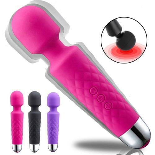 CPWD 8 Speed AV Vibrator Magic Wand Massager Clitoris Stimulator Sex Toys for Woman Anal Vibrator USB Charging Male masturbator