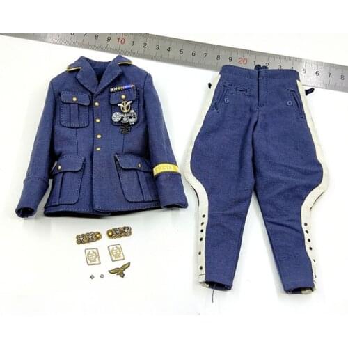 DID 3R GM644 1/6 Scale Student The Father Of Paratroopers Full Set Of Uniform Breeches Model For Action Figure Body DIY