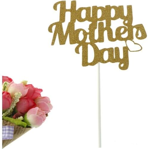 Happy Mothers Day cake flag for the Thanksgiving mothers birthday party