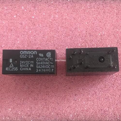G5Z-2A-24VDC G5Z-2A DIP-6 5A 24VDC Power Relay