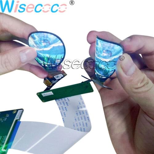 1.39" Flexible Dual OLED Display 400*400 Round Circle Circular Amoled Screen with MIPI Controller Board for VR Glasses Wearable