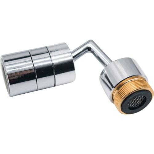 Universal Faucet Sprayer Head Splash Filter Faucet 720° Big Angle Swivel Rotatable Bubbler Mounted Faucet Head Replacement