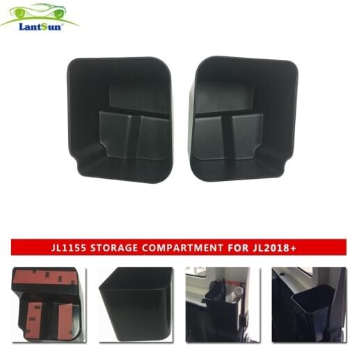 JL1155 Lantsun storage compartment for jeep for wrangler JL 2018+ ABS rear box