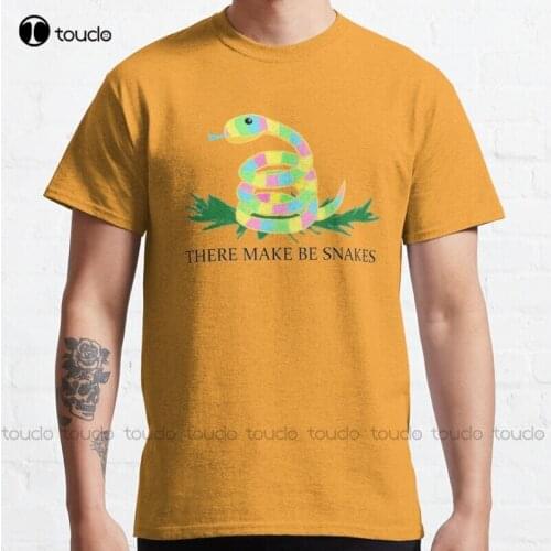 New There Make Be Snakes Classic T-Shirt Womens Tshirts Graphic S-5Xl Cotton Tee Shirt mens t-shirts Unisex
