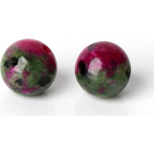 Red and green treasure loose beads semi-finished jewelry bracelet necklace DIY handmade jewelry accessories direct