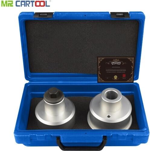 MR CARTOOL 4Pcs Engine Crankshaft Oil Seal Installation Removal Tool For Porsche 3.0T Car Garage Repair Kit