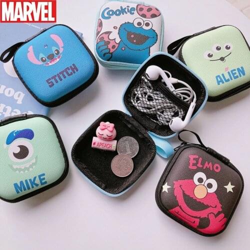 Cartoon Earphone Bags USB Flash Drive Carry Case Bag Protection Case Storage Hold bag Earphone Case Cable Storage Box