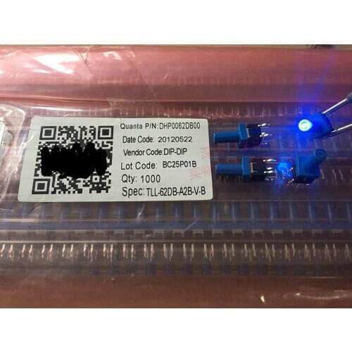 Original new 100% DIP TLL-62DB-A2B with LED light touch switch with high hat 6*6*7 bule