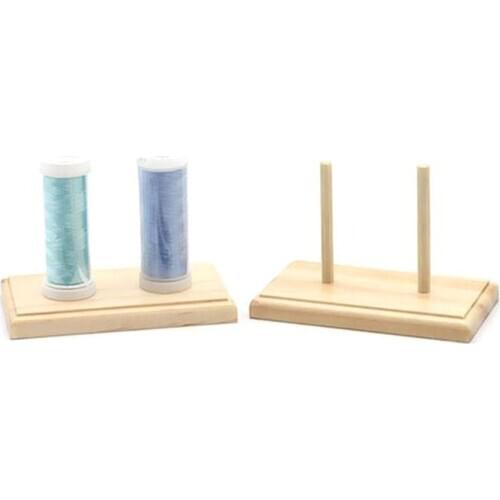1 Set 9*5cm French Wooden Wire Frame Embroidery Frame Embroidery Bead Spool Tool Rack For Sewing Quilting