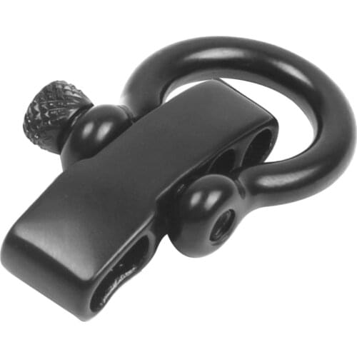 5mm Black Adjustable Stainless Steel Shackle for Paracord Bracelets for Outdoor Sports Camping Hiking