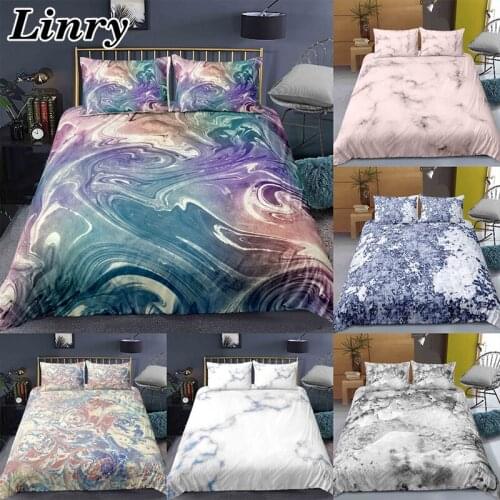 3D Marble Luxury Bedding Set Duvet Cover Pillowcase Queen King Size Geometric 2/3PCS Quilt Cover Single Double Duvet Cover Sets