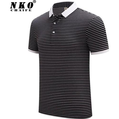 Summer Cotton Striped Polo Shirt Men 2021 New Fashion Casual Short Sleeve Polo Shirt Mens Brand Clothing High Quality Polo Shirt