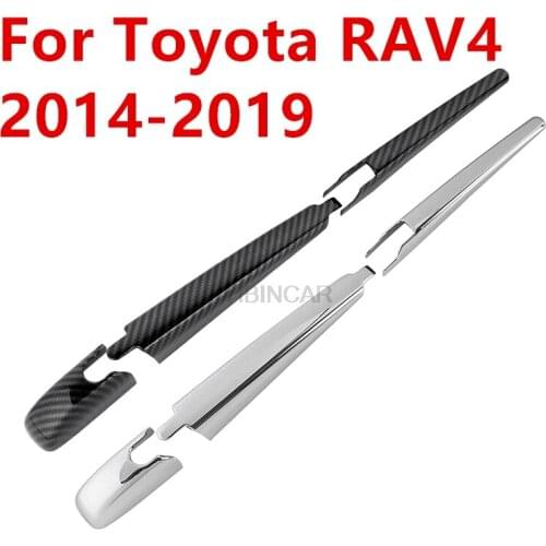 For Toyota RAV4 2014-2019 Rear Tailgate Windshield Wiper Blade Cover Exterior decoration Car Accessories Rear wiper sticker