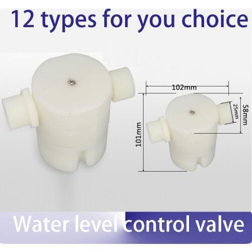 Solar water tank water tower pool automatic water level control valve controller plastic float valve inlet valve switch