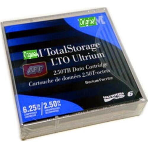 Brand New And Original LTO 6 Ultrium 2.5TB / 6.25TB 00V7590 Spot Photo, 1-Year Warranty